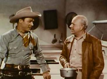 Roy Rogers and Lucien Littlefield