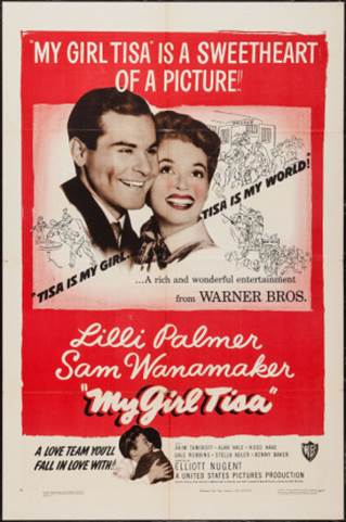 Lilli Palmer and Sam Wanamaker in My Girl Tisa (1948)