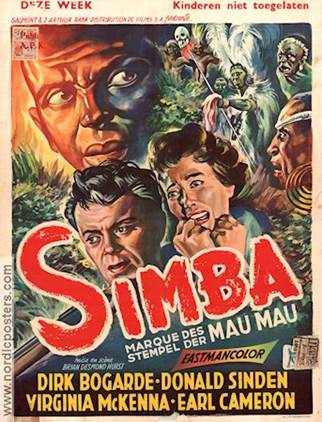 R�sultat d�images pour simba film de 1955