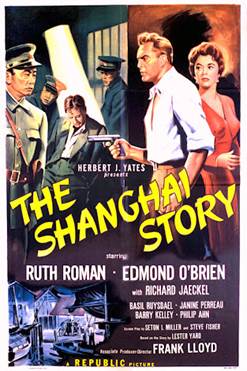 Philip Ahn, Edmond O'Brien, and Ruth Roman in The Shanghai Story (1954)